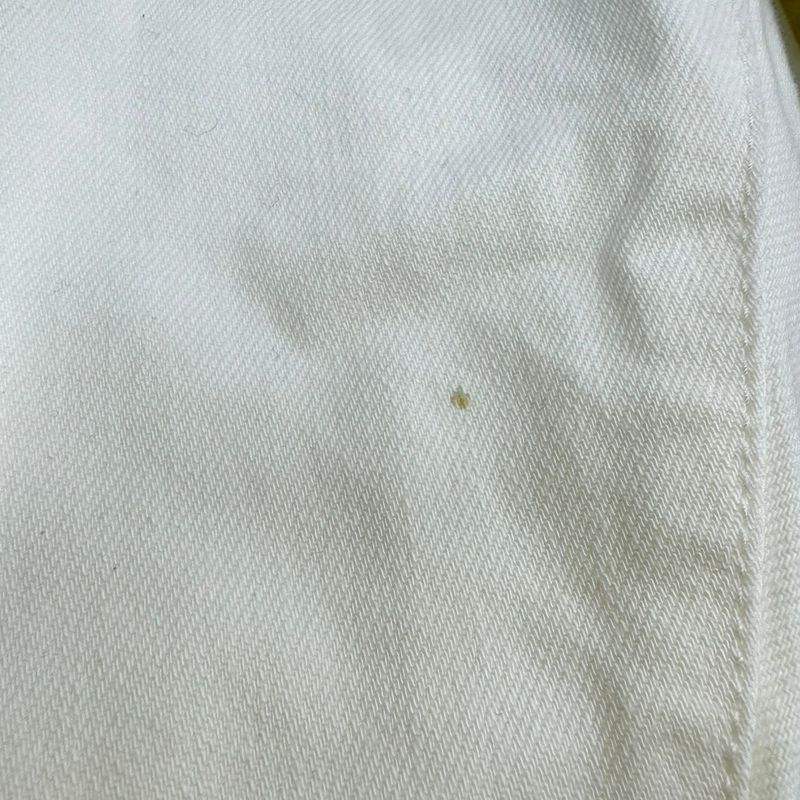 Saint Laurent Paris Sl Lw Denim Pants White 32