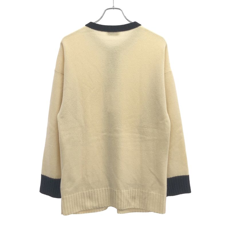 Saint Laurent Paris Cashmere Knit Cardigan Ivory XS