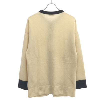 Saint Laurent Paris Cashmere Knit Cardigan Ivory XS