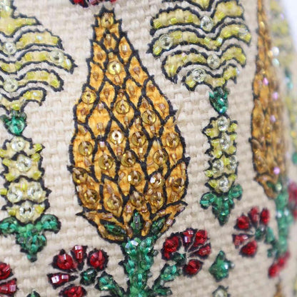 Gucci Jackie Stone Pineapple Bag Jackie Bijou Pineapple Design Bag Beige