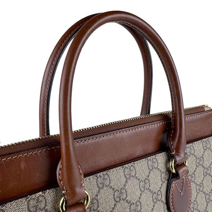 Gucci Shoulder Bag Canvas Brown