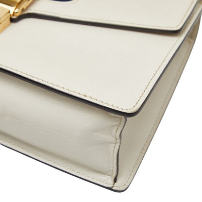 Gucci Sylvie Sherry Line White Multicolor Leather