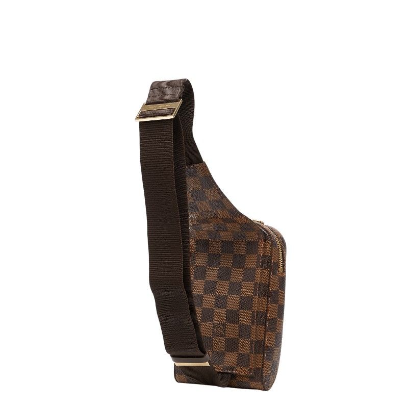Louis Vuitton Damier Geronimos Shoulder Bag Brown