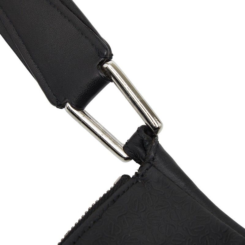 Loewe Repeat Anagram Black Leather