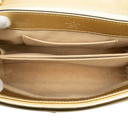 Louis Vuitton Very Chain Shoulder Bag Gold Leather