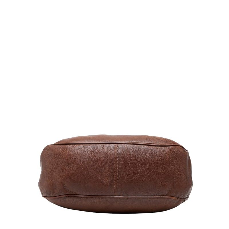 Loewe Anagram Crossbody Shoulder Bag Brown Leather