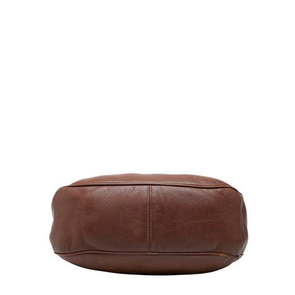 Loewe Anagram Crossbody Shoulder Bag Brown Leather