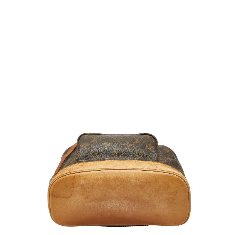 Louis Vuitton Monogram Montsouris MM Backpack Brown Leather