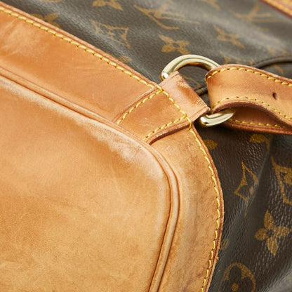 Louis Vuitton Monogram Montsouris MM Backpack Brown Leather