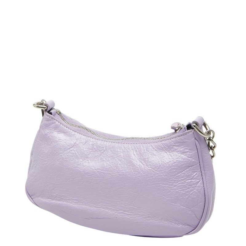 Balenciaga Mini 2-Way Shoulder Bag Purple Leather