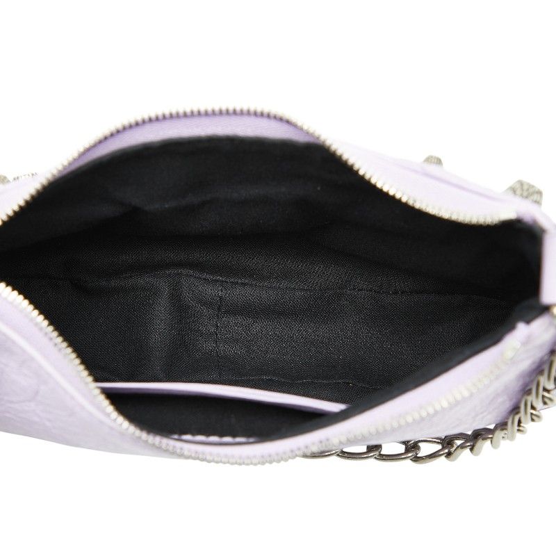 Balenciaga Mini 2-Way Shoulder Bag Purple Leather
