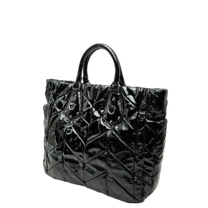 Prada Quilted 2-Way Shoulder Bag Black