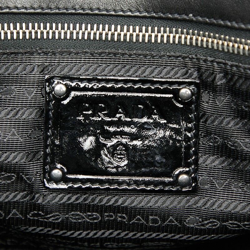 Prada Quilted 2-Way Shoulder Bag Black