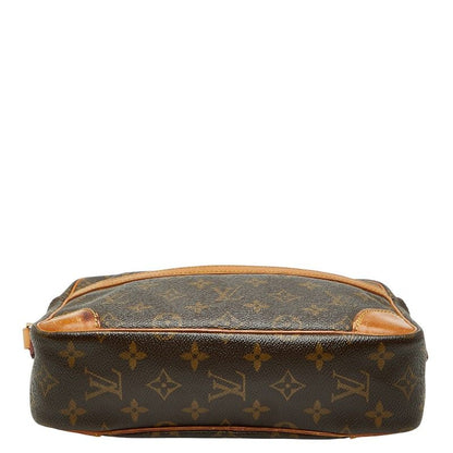Louis Vuitton Monogram Trocadero 27 Crossbody Shoulder Bag Brown