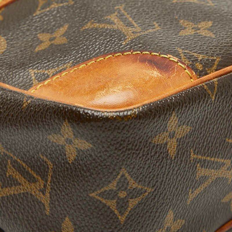Louis Vuitton Monogram Trocadero 27 Crossbody Shoulder Bag Brown