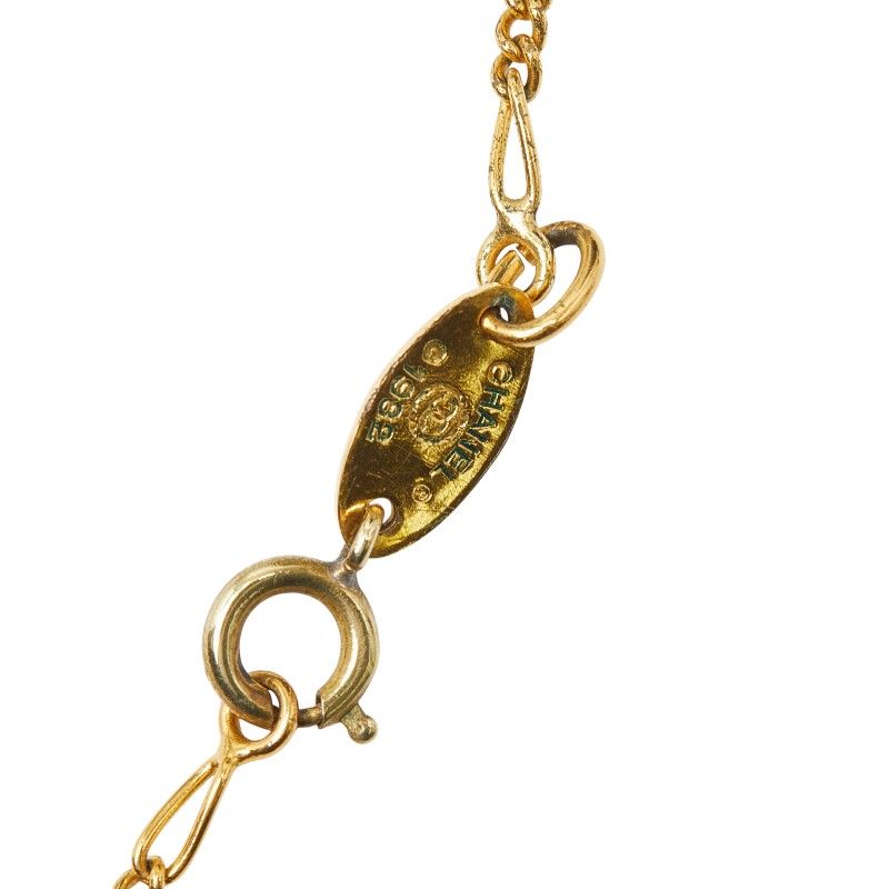 Chanel CC Logo Vintage Gold Plated