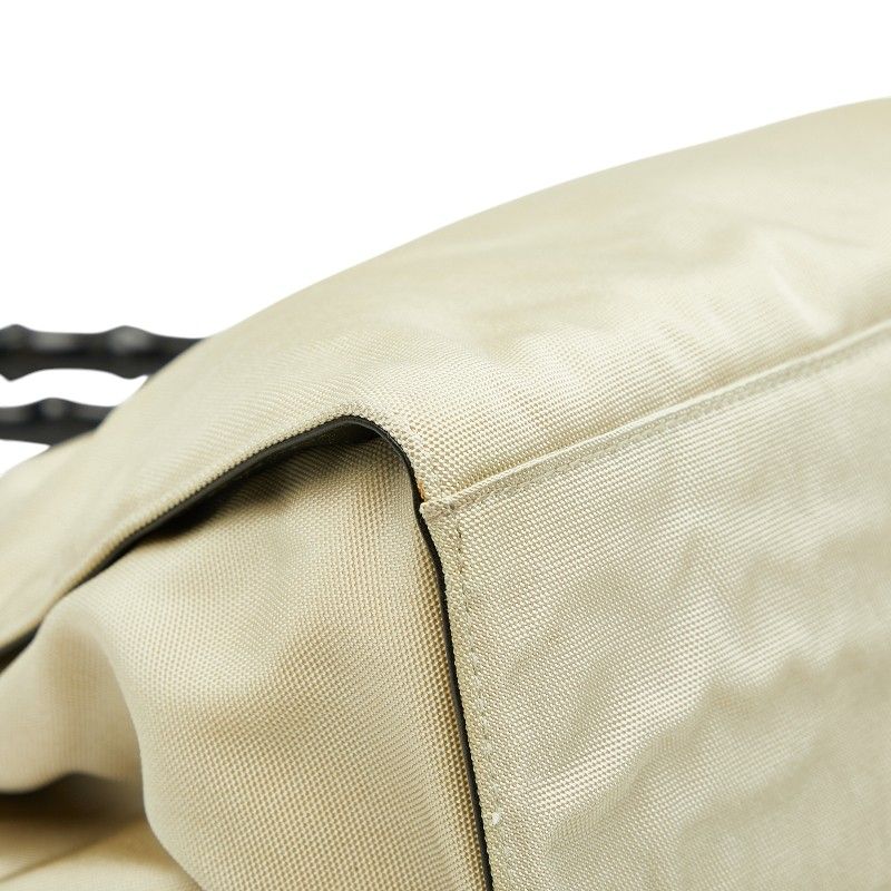 Gucci Bamboo 2-Way Shoulder Bag 002 Beige Canvas