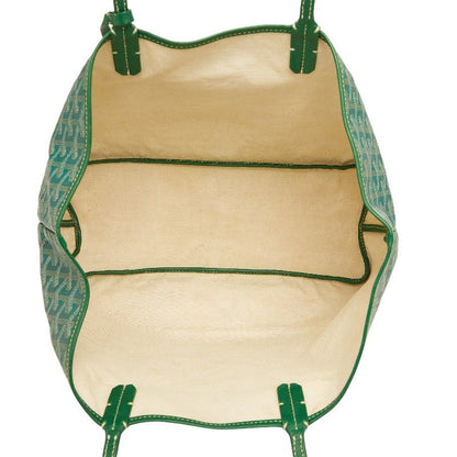 Goyard Saint Louis PM Tote Green Leather
