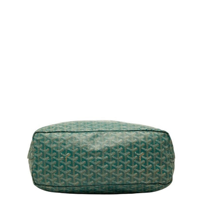 Goyard Saint Louis PM Tote Green Leather