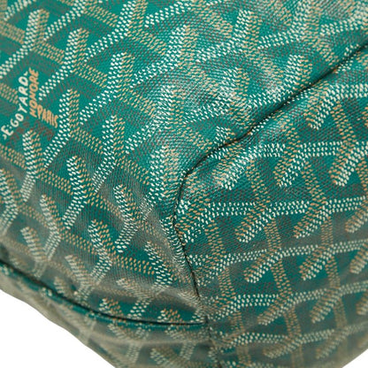 Goyard Saint Louis PM Tote Green Leather