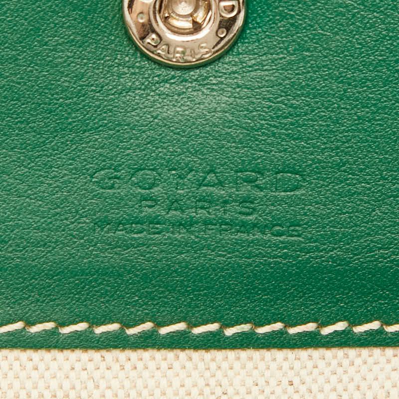 Goyard Saint Louis PM Tote Green Leather