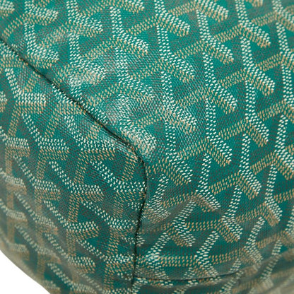 Goyard Saint Louis PM Tote Green Leather