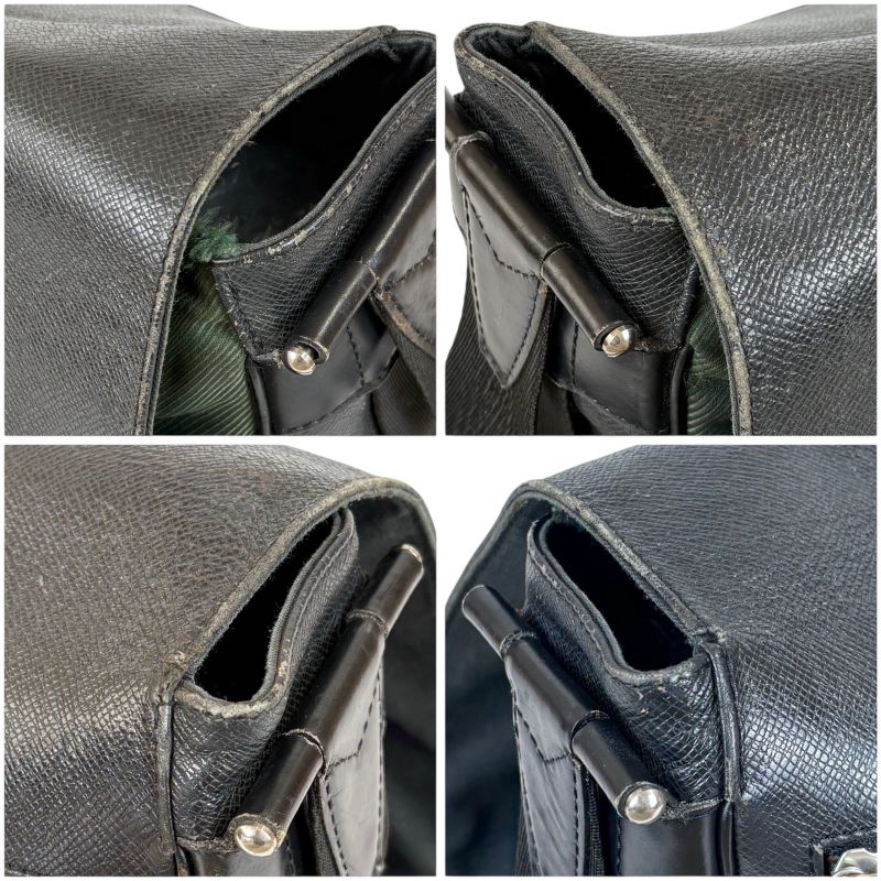 Louis Vuitton Taiga Line Victor Cross Black Khaki Green