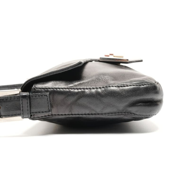 Fendi Shoulder Bag Lambskin Leather Mamma Bucket