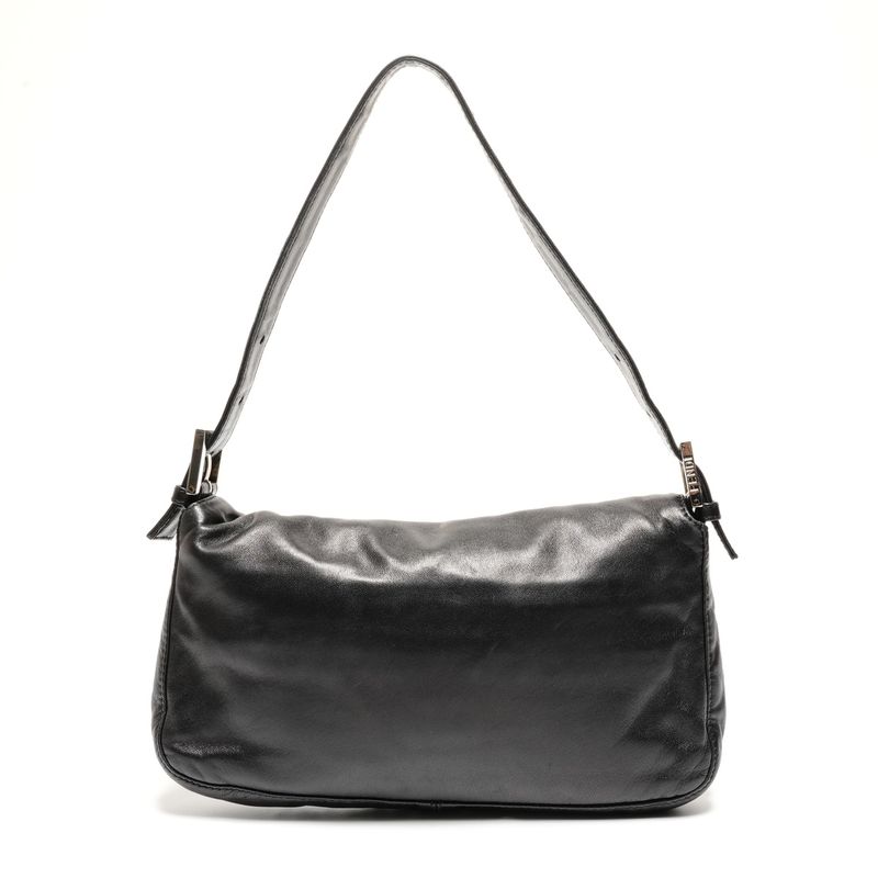 Fendi Shoulder Bag Lambskin Leather Mamma Bucket