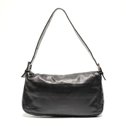 Fendi Shoulder Bag Lambskin Leather Mamma Bucket