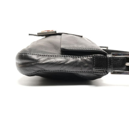 Fendi Shoulder Bag Lambskin Leather Mamma Bucket