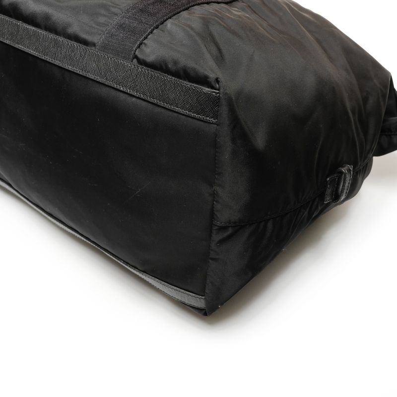 Prada Boston Bag Nylon Triangle Logo