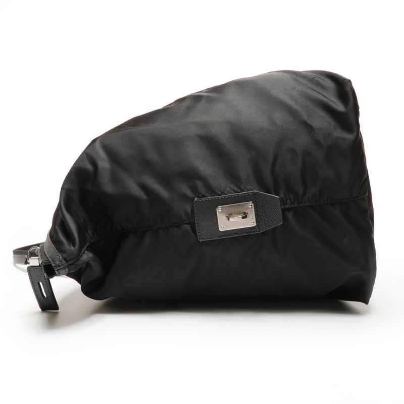 Prada Boston Bag Nylon Triangle Logo