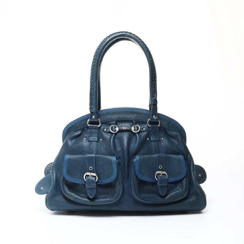 Dior Shoulder Bag Logo Leather