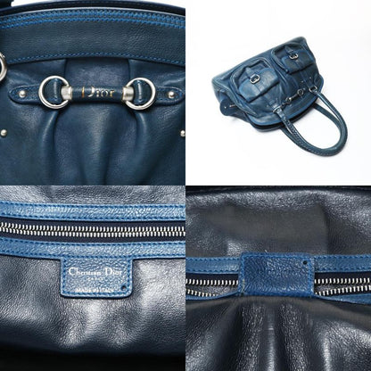 Dior Shoulder Bag Logo Leather