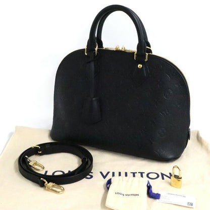 Louis Vuitton Monogram Empreinte Alma PM Noir Black 2-Way