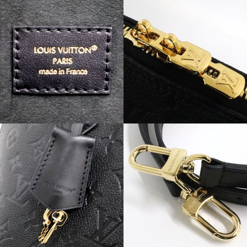 Louis Vuitton Monogram Empreinte Alma PM Noir Black 2-Way