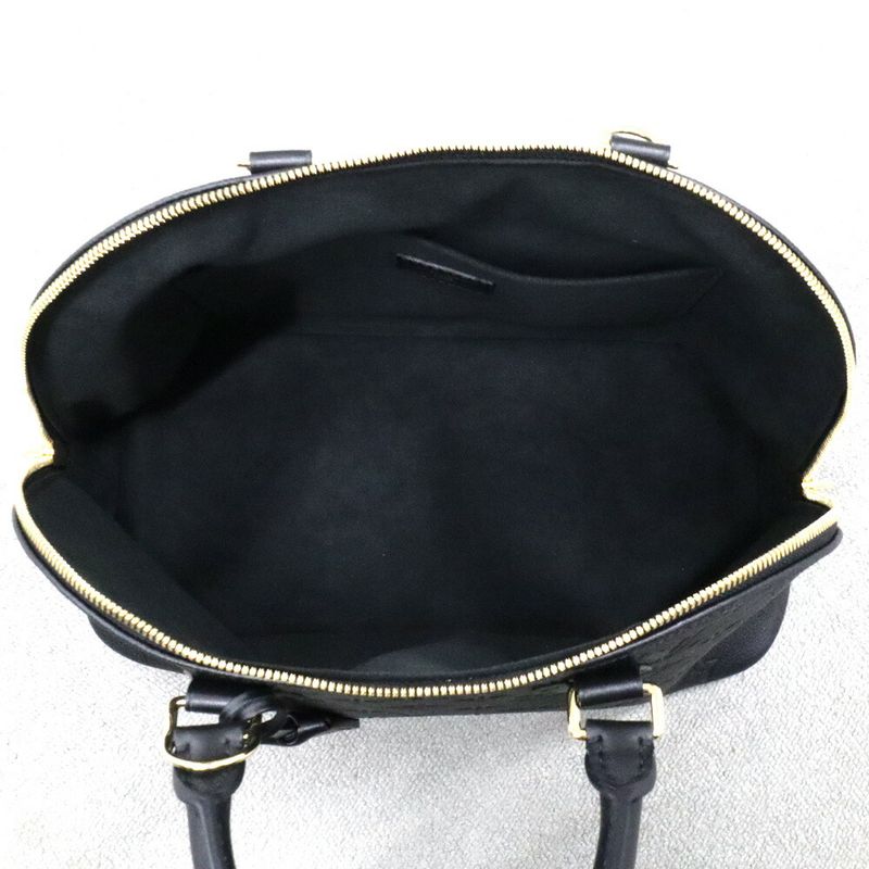 Louis Vuitton Monogram Empreinte Alma PM Noir Black 2-Way