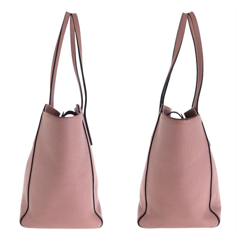 Gucci Swing Pink Leather Tote Shoulder Bag