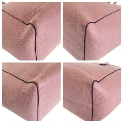 Gucci Swing Pink Leather Tote Shoulder Bag