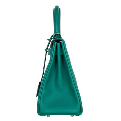Hermes Kelly 28 Inner Sewing 2-Way Shoulder Bag Evercolor Ververon