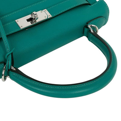 Hermes Kelly 28 Inner Sewing 2-Way Shoulder Bag Evercolor Ververon