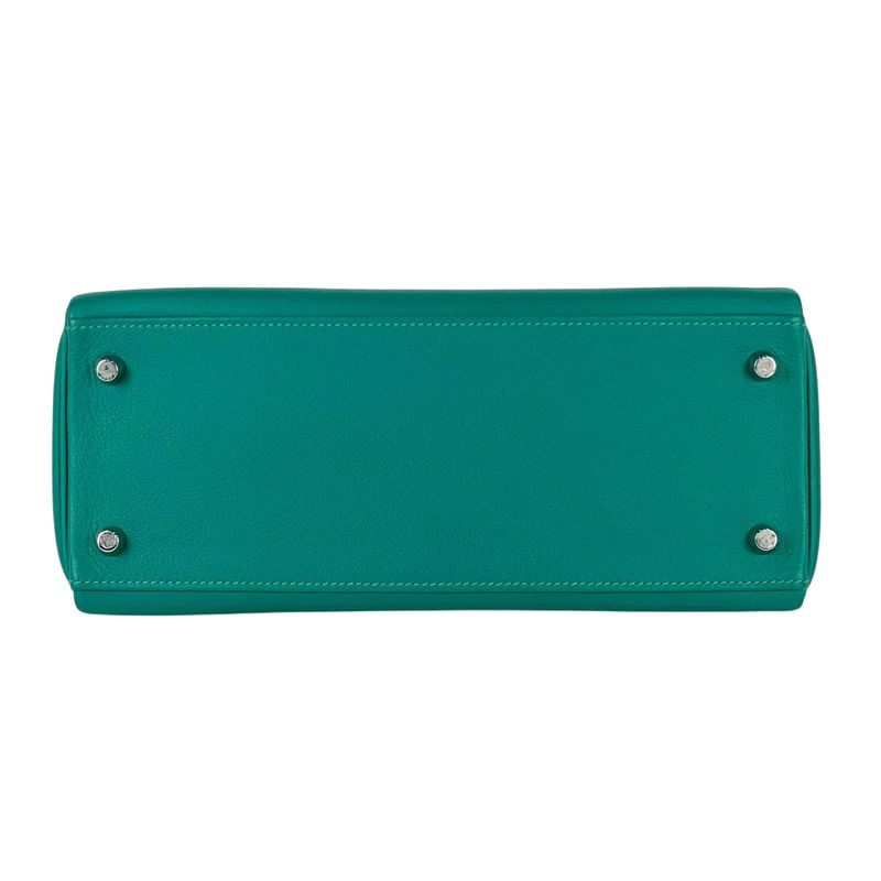 Hermes Kelly 28 Inner Sewing 2-Way Shoulder Bag Evercolor Ververon