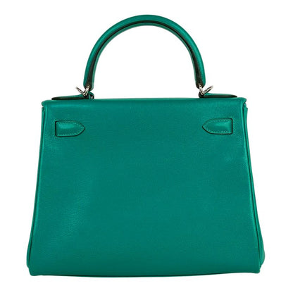Hermes Kelly 28 Inner Sewing 2-Way Shoulder Bag Evercolor Ververon