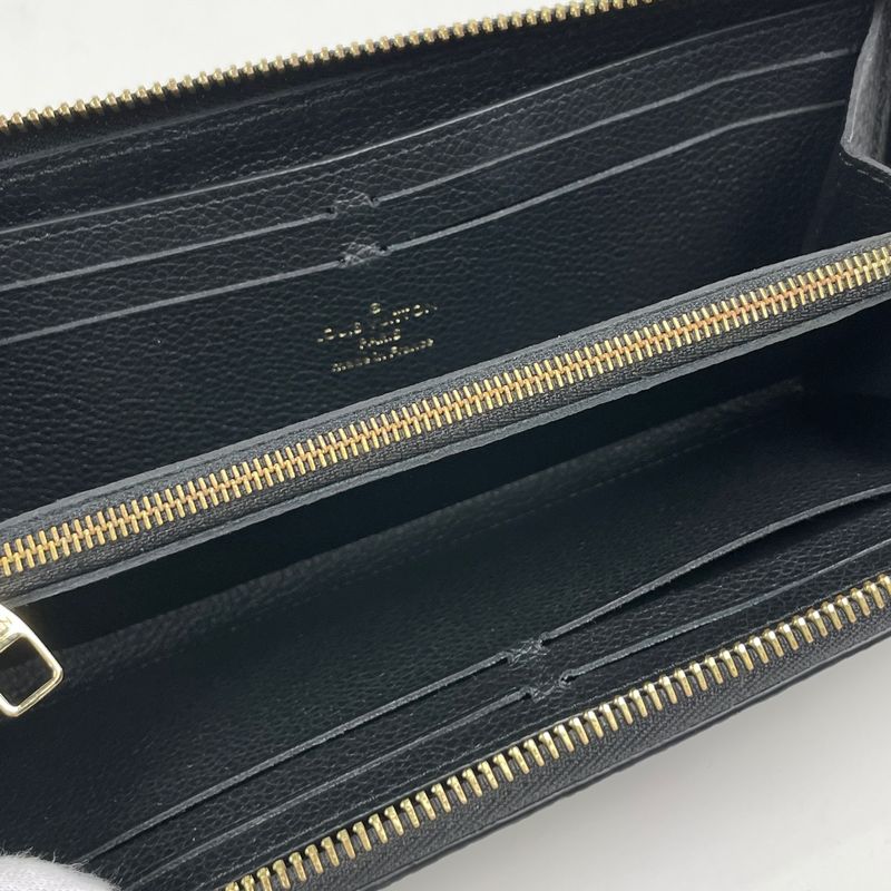 Louis Vuitton Portefeuille Clemence Zip Around Bicolor Wallet Monogram