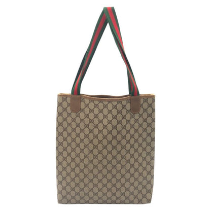 Gucci Vintage Sherry Line GG Supreme Brown 39.02 Tote