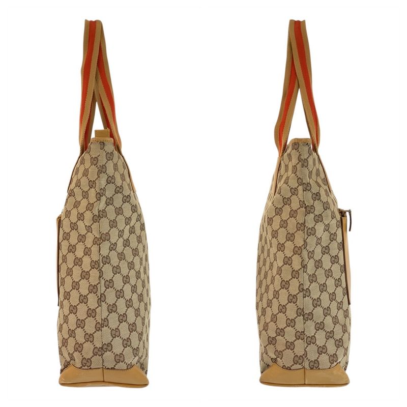 Gucci Sherry Line Beige Master de GG Canvas Leather 019 Tote