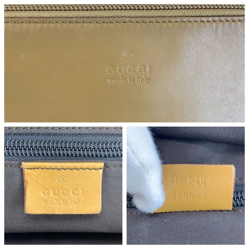 Gucci Sherry Line Beige Master de GG Canvas Leather 019 Tote
