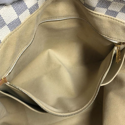Louis Vuitton Shoulder Bag Salina PM Damier Azur Canvas White