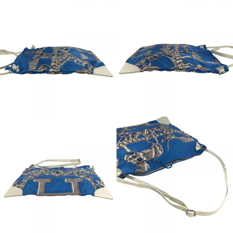 Hermes Shoulder Bag Silky City GM Silk White